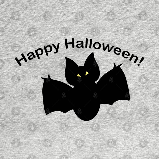 Happy Halloween Shadow Bat by MysticHeart